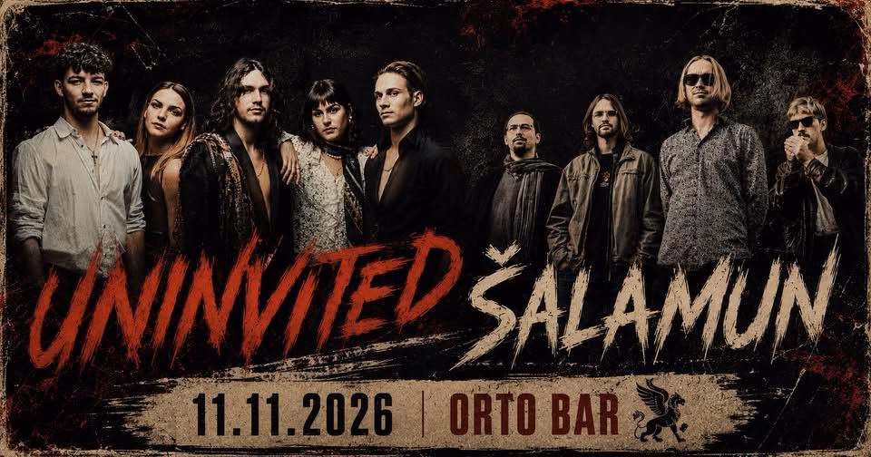 UNINVITED & ŠALAMUN | Orto Bar | 11.11.2026
