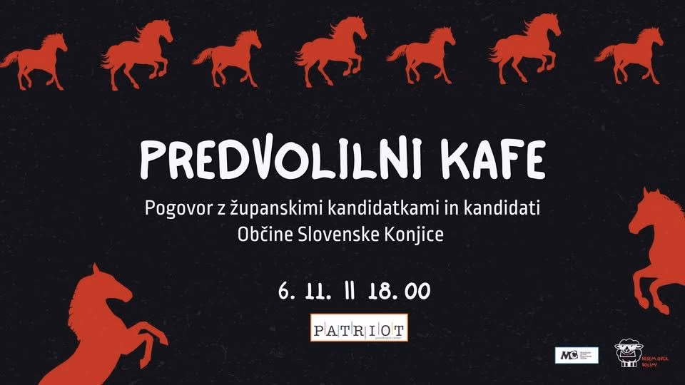 PREDVOLILNI KAFE - Pogovor z županskimi kandidatkami in kandidati Občine Slovenske Konjice