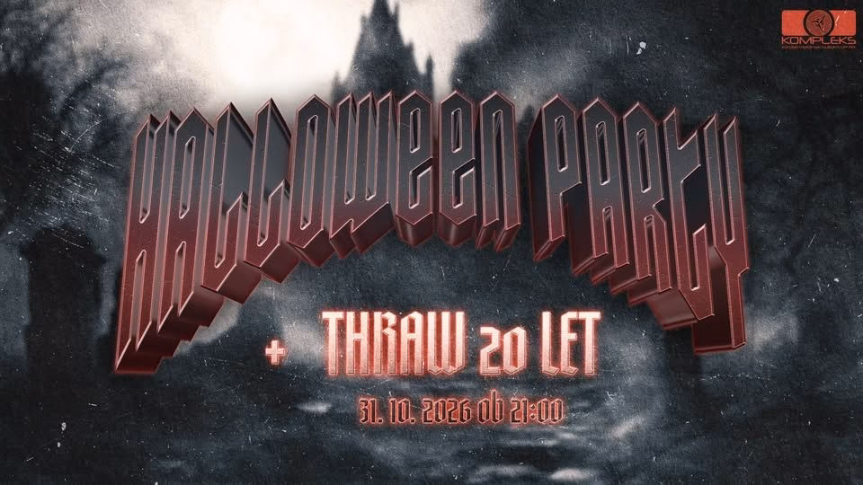 Halloween party // 20 let THRAW