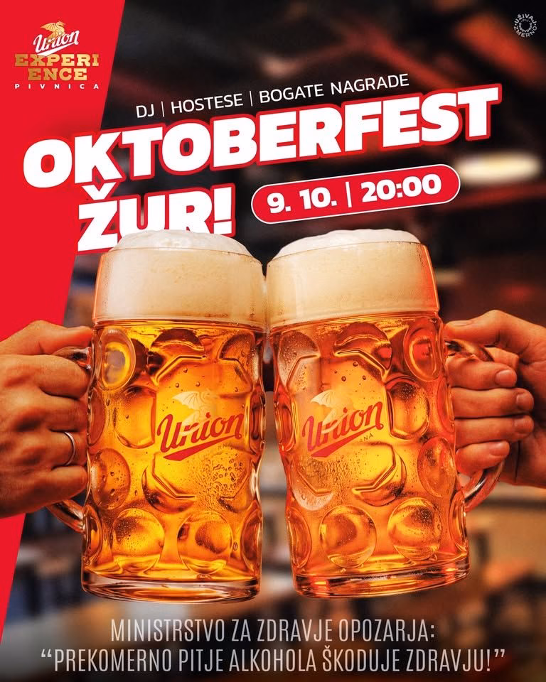 Oktoberfest žur v Pivnici Union!