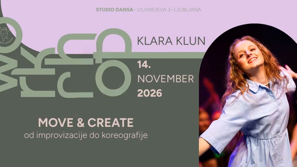 MOVE & CREATE | plesna delavnica | 14.11.2026