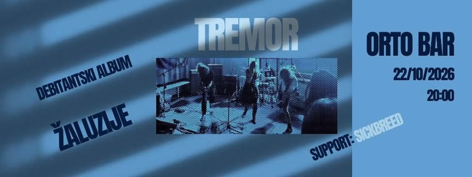 Tremor predstavlja debitantski album Žaluzije