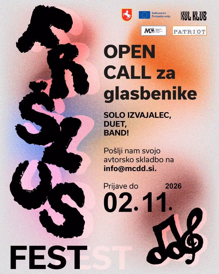 OPEN CALL ZA GLASBENIKE