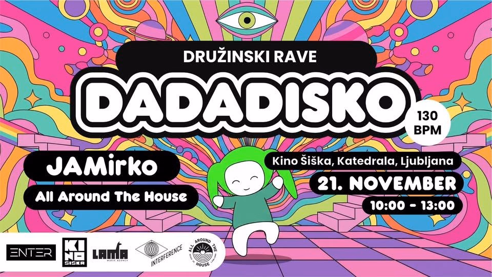 DadaDisko: družinski RAVE @ Kino Šiška