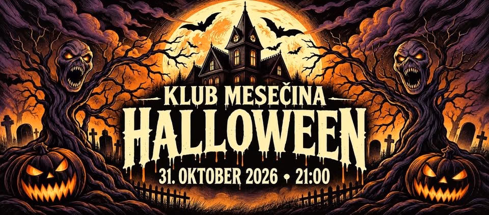 HALLOWEEN v Klubu Mesečina SO 31/10