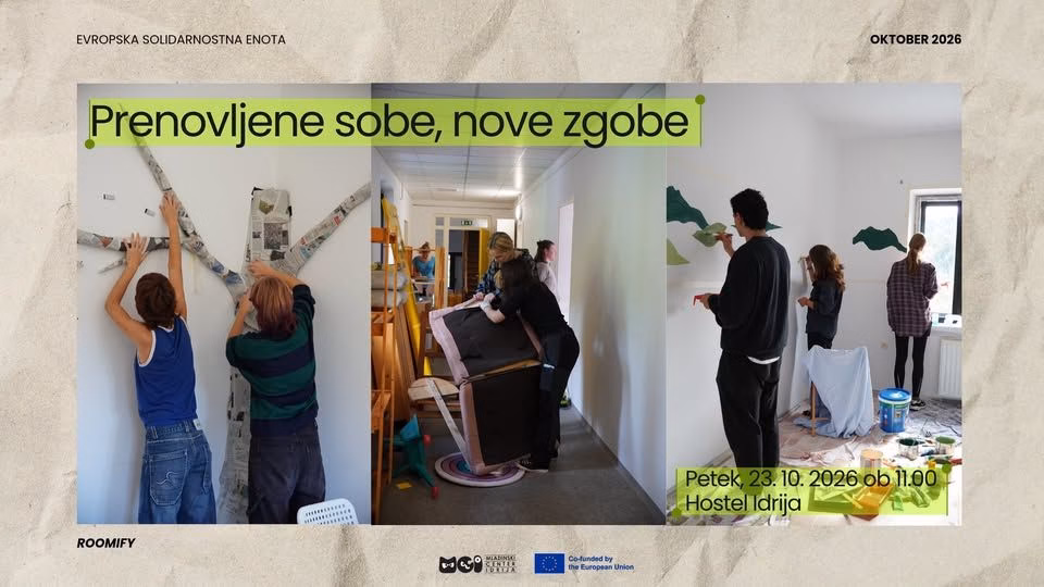 Otvoritev štirih prenovljenih sob v Hostlu Idrija