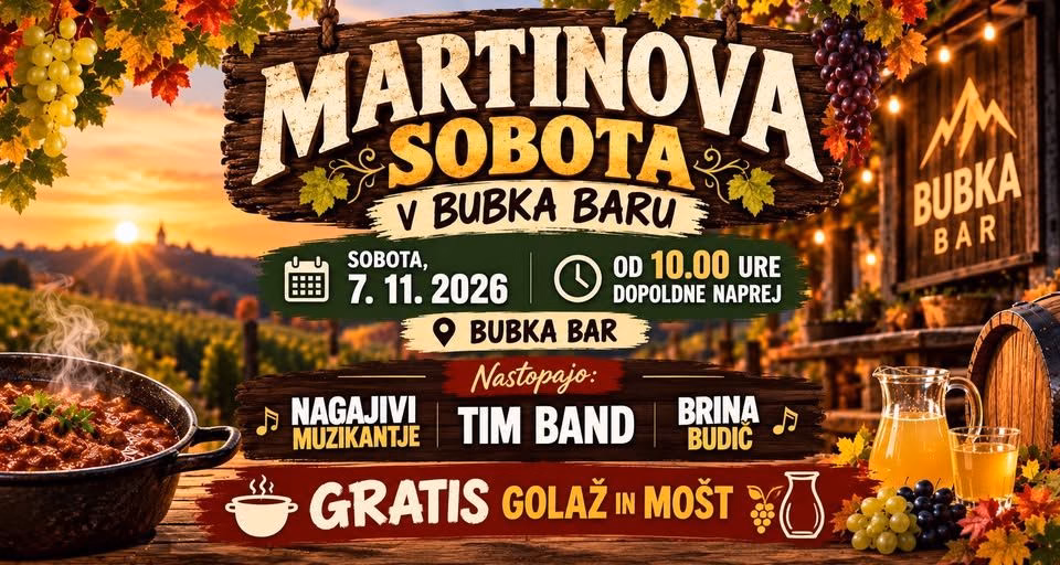 MARTINOVA SOBOTA V BUBKI ( 07.11.2026)